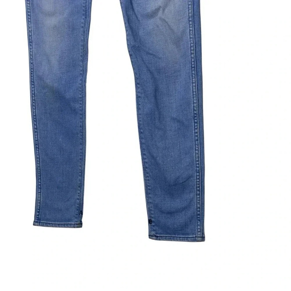 Scotch & Soda Haut High Rise Skinny Jeans Blue Denim Blue Slim Jeans  Size 27 - Picture 4 of 13